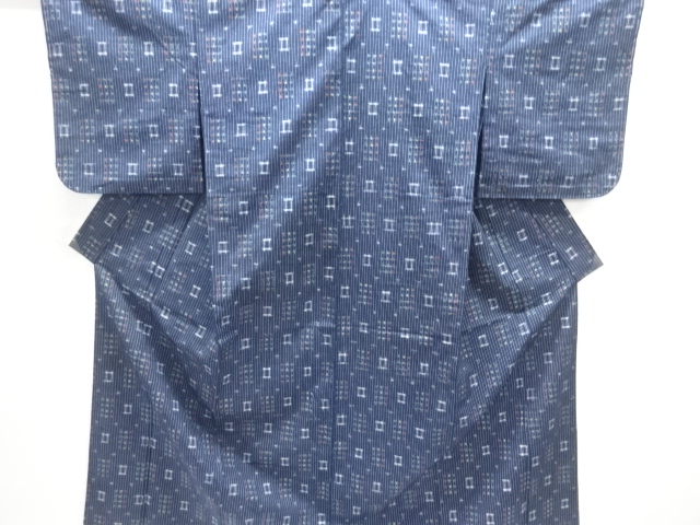 JAPANESE KIMONO / HITOE TSUMUGI / WOVEN KASURI